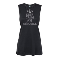 Aerobics- Keep Calm  and  Do Aerobics Girl 