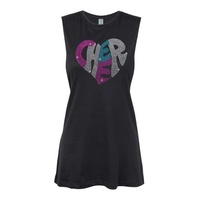 Cheer-Cheer (Heart Shaped text)
