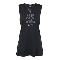 Cheer- Keep Calm and Cheer on Silver