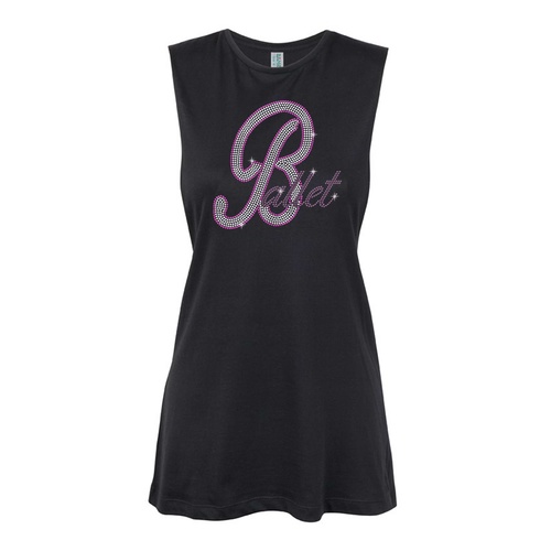 BALLET- Ballet Script Muscle Black, (Kids-2)