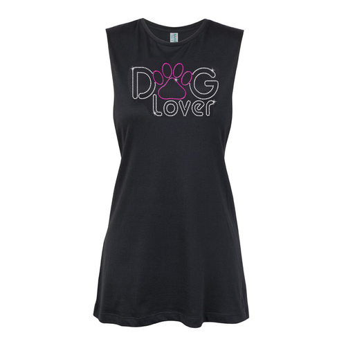 General - Dog Lover  Muscle Black, (Kids-2)