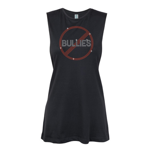 General - No Bullies  Muscle Black, (Kids-2)