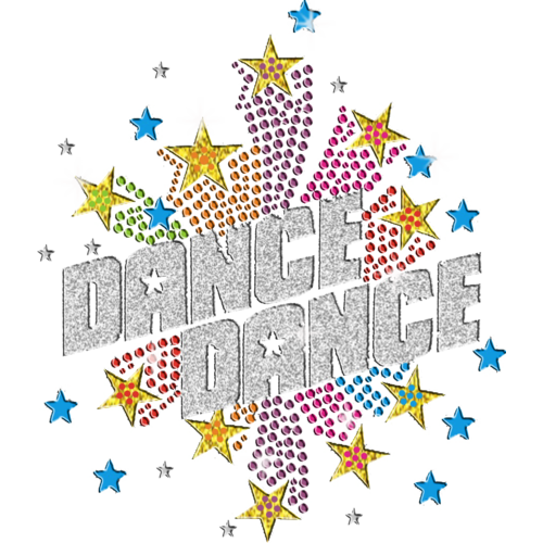 Glitter Dance - Dance Dance  Muscle Black, (Kids-2)