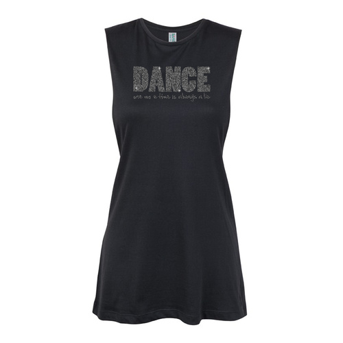 Glitter Dance - Dance one more time is always a lie - Black  Muscle Black, (Kids-2)