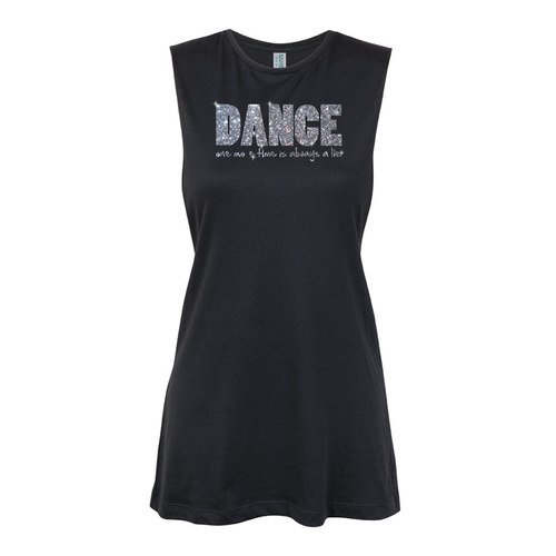 Glitter Dance - Dance one more time is always a lie - Grey    Muscle Black, (Kids-2)