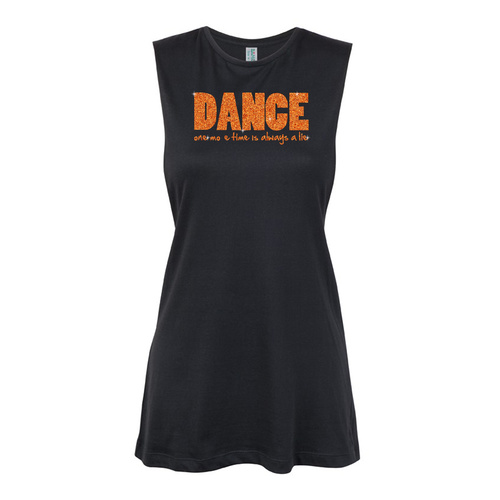 Glitter Dance - Dance one more time is always a lie - Orange Muscle Black, (Kids-2)