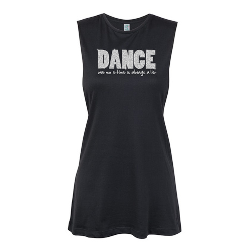Glitter Dance - Dance one more time is always a lie - Silver    Muscle Black, (Kids-2)
