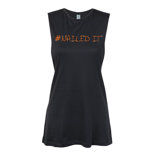 Glitter General - Nailed It - Orange Muscle Black, (Kids-2)