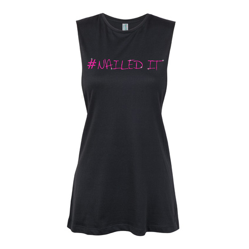 Glitter General - Nailed It - Pink Muscle Black, (Kids-2)