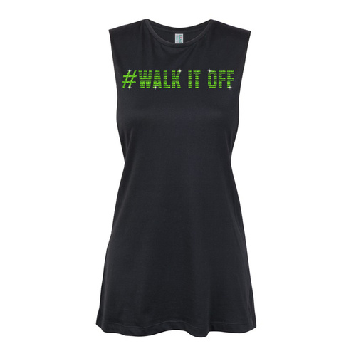 Glitter General - walk it off - Green Muscle Black, (Kids-2)