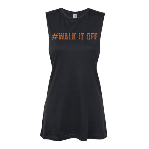 Glitter General - walk it off - Orange Muscle Black, (Kids-2)