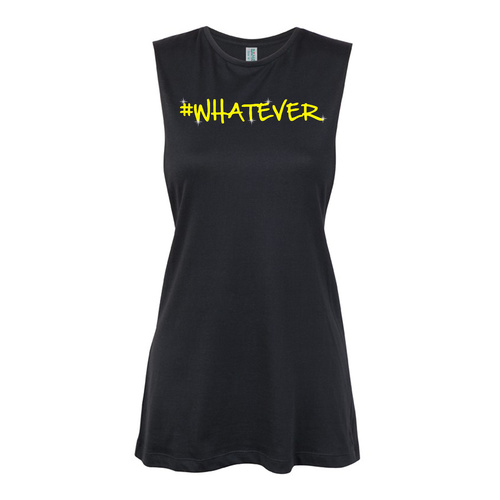 Glitter General - Whatever - Yellow 2 Muscle Black, (Kids-2)