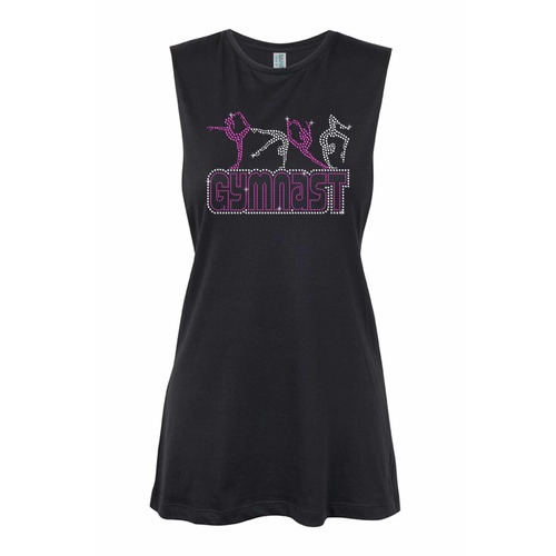 Gymnastic  - Gymnast Muscle Black, (Kids-2)