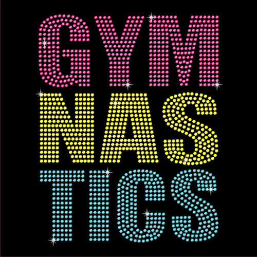 Gymnastic  - GYM-NAS-TICS Muscle Black, (Kids-2)