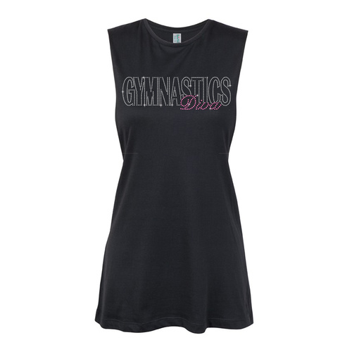 Gymnastic-Gym Diva Muscle Black, (Kids-2)
