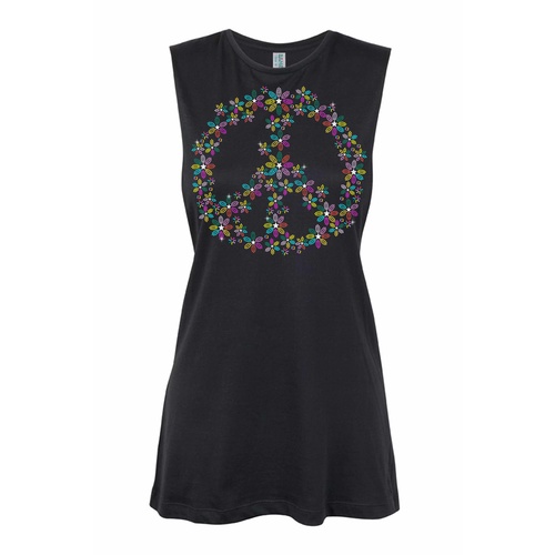Inspirational-Peace Muscle Black, (Kids-2)