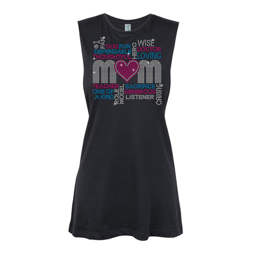 Mum-All About Mum Muscle Black, (Kids-2)