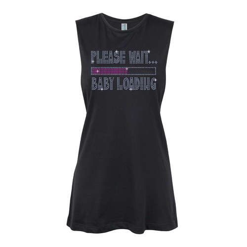 Mum-Please Wait...Baby Loading Muscle Black, (Kids-2)