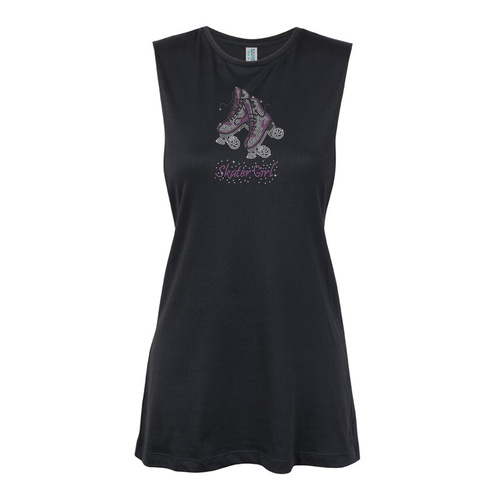 Skate - Skate Girl Muscle Black, (Kids-2)